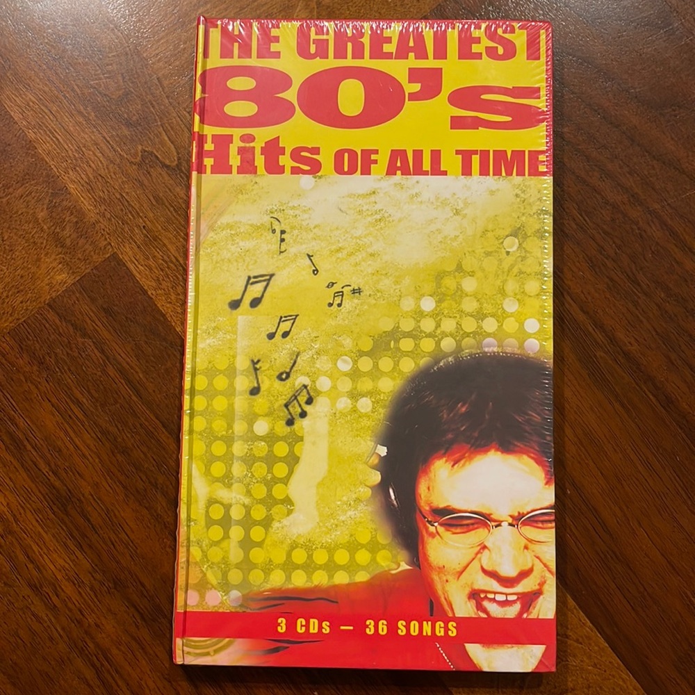 UNOPENED "THE GREATEST 80S HITS OF ALL TIME" - 3 CD SET - 36 SONGS